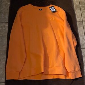 Under Armour Men's Bright Orange Crewneck Sweater